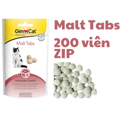 Malt Tabs Gimcat - Snack dạng viên hỗ trợ tiêu búi lông