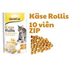 Kase Rollis Cheezies Tabs Gimcat - Snack viên phô mai giúp giảm stress cho mèo