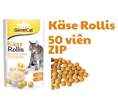Kase Rollis Cheezies Tabs Gimcat - Snack viên phô mai giúp giảm stress cho mèo
