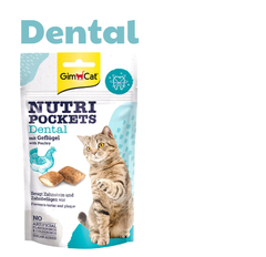 60gr Bánh thưởng Nutri Pocket Gimcat - Bánh quy giòn có nhân