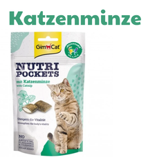 60gr Bánh thưởng Nutri Pocket Gimcat - Bánh quy giòn có nhân
