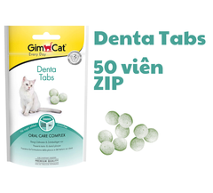 Denta Tabs Gimcat - Snack dạng viên Ngăn ngừa cao răng và mảng bám