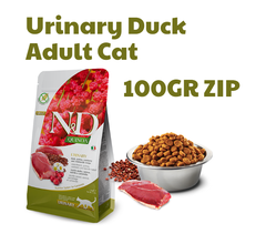 Hạt Quinoa Urinary Duck, Quinoa, Cranberry, Chamomile Farmina N&D - Hạt Vịt, Diêm mạch, Nam việt quất, Hoa cúc cho Mèo tiết niệu