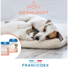Nhỏ gáy Francodex Pipettes Dermo cho Mèo
