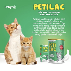 Sữa Petilac cho Mèo chứa sữa non, colostrum & chất xơ