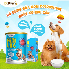 Sữa Petilac cho Chó chứa sữa non, colostrum & chất xơ