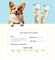 Thịt sấy Gà hấp cá tuyết Natural Core Chó