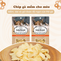Chip gà mềm cho mèo 30g Cattyman