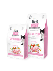 Hạt Brit Care Cat STERILIZED SENSITIVE Grain-Free cho Mèo triệt sản Tiêu hóa nhạy cảm