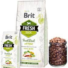 Hạt BRIT Fresh DUCK with Millet Active Run & Work cho Chó trưởng thành