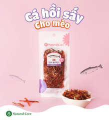 Cá hồi sấy Natural Core Mèo