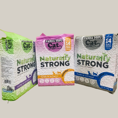 Cát đậu nành Panda Tofu Naturally Strong 7L|2.4kg