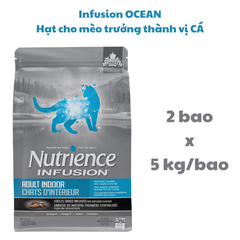 Hạt Infusion Adult Nutrience Ocean vị Cá cho Mèo Trưởng thành