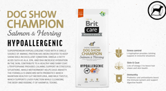 Hạt BRIT Care DOG HYPOALLERGENIC DOG SHOW CHAMPION cho Chó