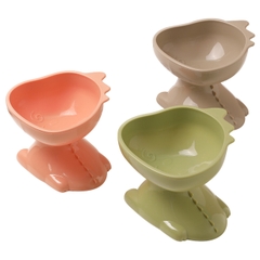 Bát nhựa chống gù pastel cho Chó Mèo