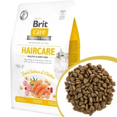 Hạt Brit Care Cat HAIRCARE HEALTHY & SHINY COAT Grain-Free dưỡng lông cho Mèo