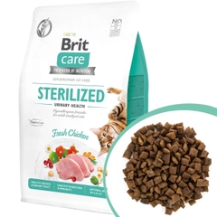 Hạt Brit Care Cat STERILIZED URINARY HEALTH Grain-Free cho Mèo tiết niệu