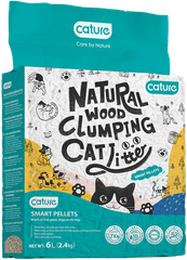 20L-8kg Cát gỗ Cature Natural Wood Clumping Size Lớn 16.8LBS(8kg)