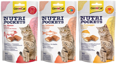 60gr Bánh thưởng Nutri Pocket Gimcat - Bánh quy giòn có nhân