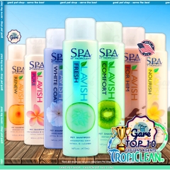 473ml - Sữa tắm SPA Lavish TropiClean  dưỡng lông thiên nhiên cho Chó và Mèo- TropiClean SPA Lavish Shampoo