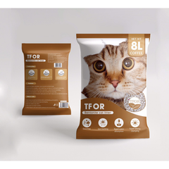 Cát đất sét TFOR 8L cho Mèo