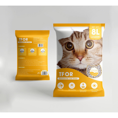 Cát đất sét TFOR 8L cho Mèo