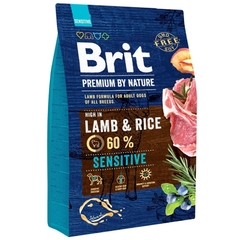 Hạt BRIT Premium by Nature SENSITIVE LAMB cho mọi giống Chó tiêu hóa nhạy cảm