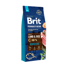 Hạt BRIT Premium by Nature SENSITIVE LAMB cho mọi giống Chó tiêu hóa nhạy cảm