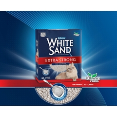6L|5.1kg - Hộp White Sand Cát vệ sinh Mèo