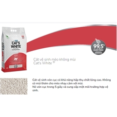 20L|17kg - Cát đất sét Cat's White