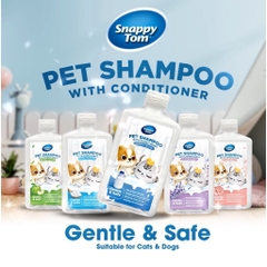 500ml - Sữa tắm kết hợp xả Snappy Tom cho Chó Mèo