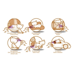 500ml - Xịt khử mùi sạch khuẩn cho Chó Mèo Bioion Pets Pounce