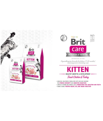 Hạt Brit Care KITTEN HEALTHY GROWTH & DEVELOPMENT Grain-Free cho Mèo Con