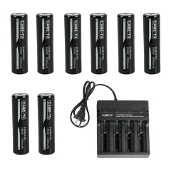 Samsung 18650-8PACK, Includes 8 pcs 18650 and 1 pcs Battery Charger