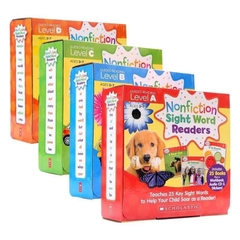 Nonfiction Sight Word Readers ABCD (Sách nhập) - 4 boxset