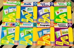 Skill Sharpeners - Grade K - 8 quyển - Evan Moor - Cho bé 4-5 tuổi