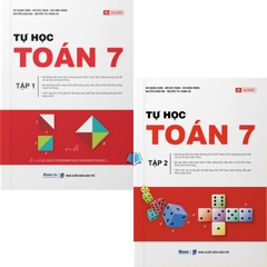 Sách toán lớp 7 tập 1  + tập  2