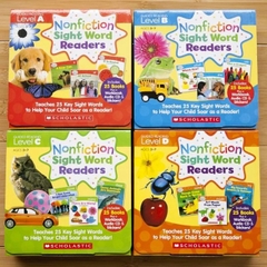 Nonfiction Sight Word Readers ABCD (Sách nhập) - 4 boxset