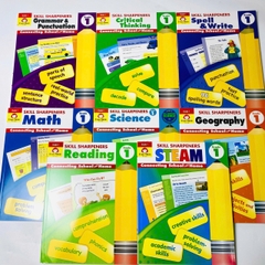 Skill Sharpeners - Level 1 -  8 quyển - Evan Moor - Cho bé 6-7 tuổi