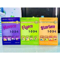 Starter, Movers, Flyer - In gộp 4q năm 2018-2022 - Tặng kèm file MP3