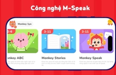 Phần mềm  Monkey Speak - Phần mềm giúp bé phát âm chuẩn quốc tế