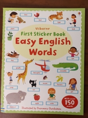Sách Dính Dán - Usbonre Sticker Book - Easy English Words