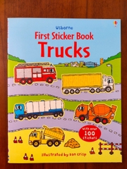 Sách Dính Dán - Usbonre Sticker Book - Trucks