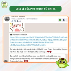 Phần mềm tài khoản Mathx -  Gói 1 năm