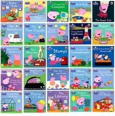 Peppa pig 50 quyển (Sách nhập) - Hộp vàng + File Mp3