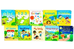 Usborne very first words (Sách nhập) - 10 quyển bìa cứng + File Mp3