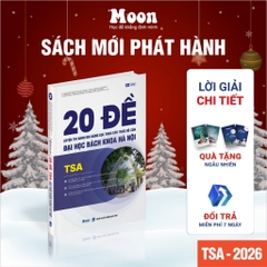 Sách 20 đề luyện thi Đánh giá năng lực theo cấu trúc đề của ĐH Bách Khoa Hà Nội