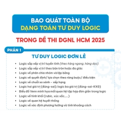 APT - ĐGNL ĐHQG TP.HCM - Tổng ôn Phần tư duy logic