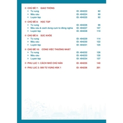 Tự Học Từ Vựng Tiếng Trung HSK 9 Cấp Theo Chủ Điểm - HSK 1