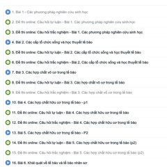 Tự Học Sinh Học 10 Tập 2
